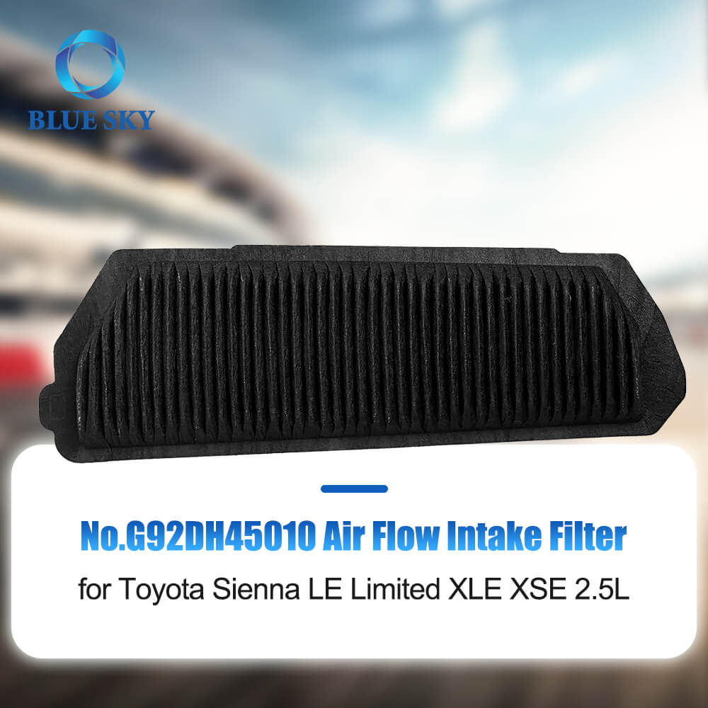 Filtro de entrada de aire de alto rendimiento para 2021-2023 Toyota Sienna Hybrid LE/XLE/XSE/Limited (2.5L)-Modelo G92DH45010