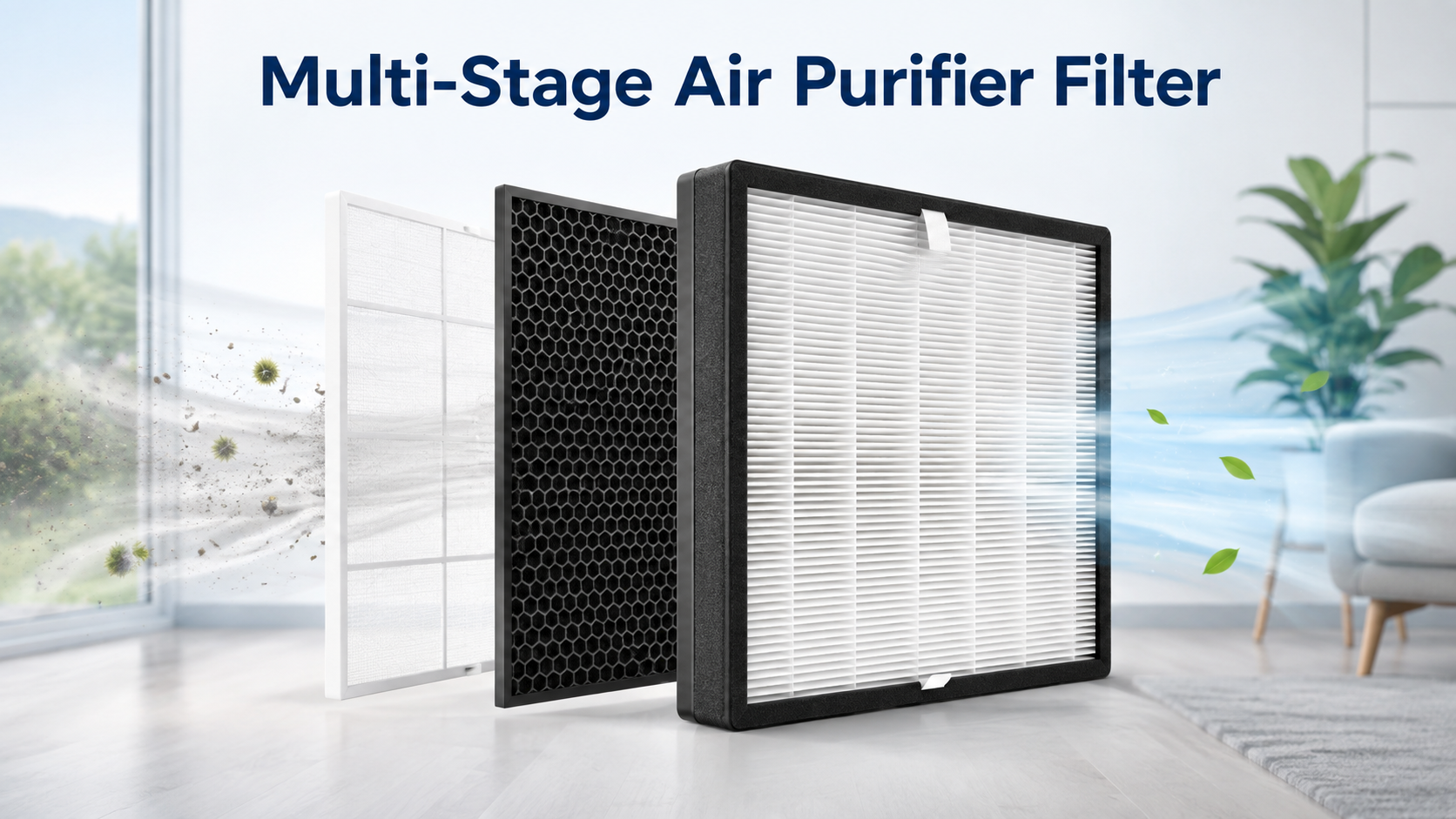 ¿Qué es un filtro purificador de aire de múltiples etapas y cómo funciona?
