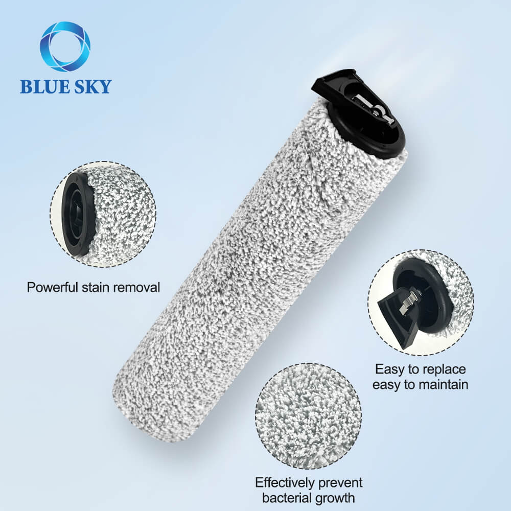 Kit de repuesto de filtro y rodillo de cepillo para aspiradora en seco y húmedo Eureka New400 / New400 Gen2