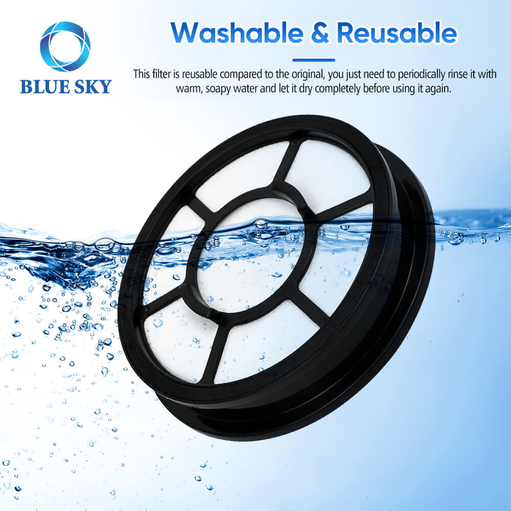 Filtro HEPA lavable para aspirador inalámbrico negro y decker BDASV101 BDASV102 BDASV103 BDASV104 BDASL201 BDASL202