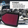 Reemplazo del filtro de entrada de aire compatible con K&N 33-2364 | Fabricante de filtros de aire de motor de alto rendimiento
