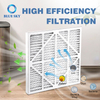 Filtro de aire para horno de CA con panel plisado Merv 8 10 13 de 23,2x21,2x1,7 pulgadas, fabricante de filtros de aire HVAC: filtros de aire HEPA, de alta eficiencia y con clasificación MERV para sistemas comerciales e industriales