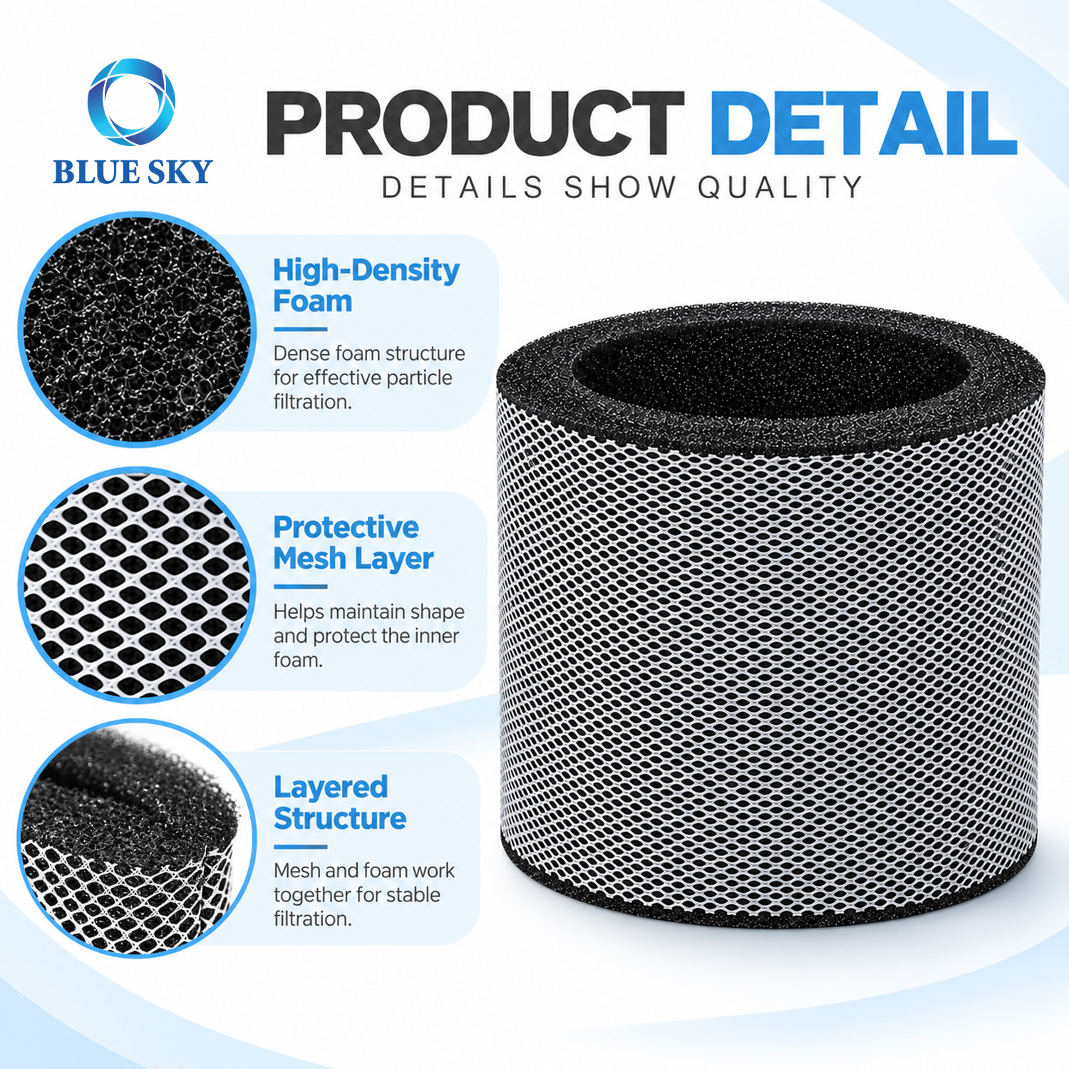 A04-1725-034 Almohadilla evaporadora de humidificador compatible con Skuttles