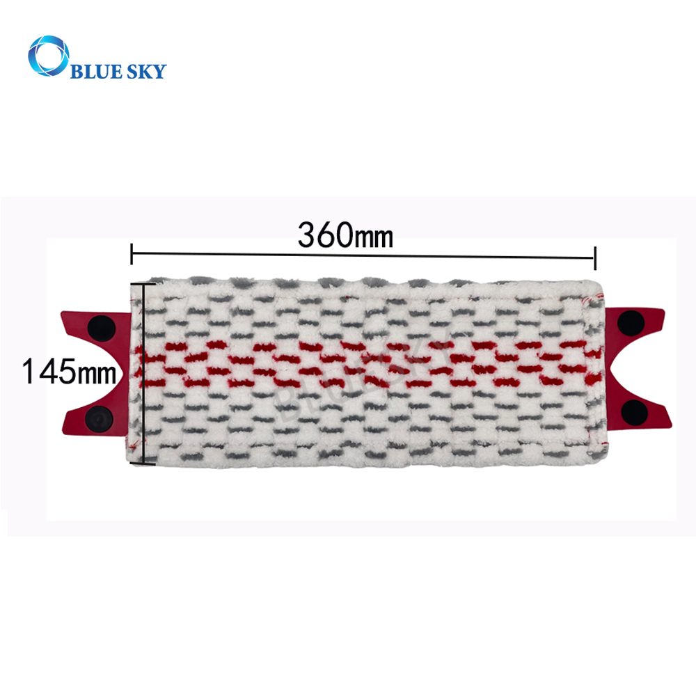 Almohadilla de fregona de microfibra reutilizable compatible con las almohadillas de fregona para aspiradora O-Cedar Vileda Ultramax
