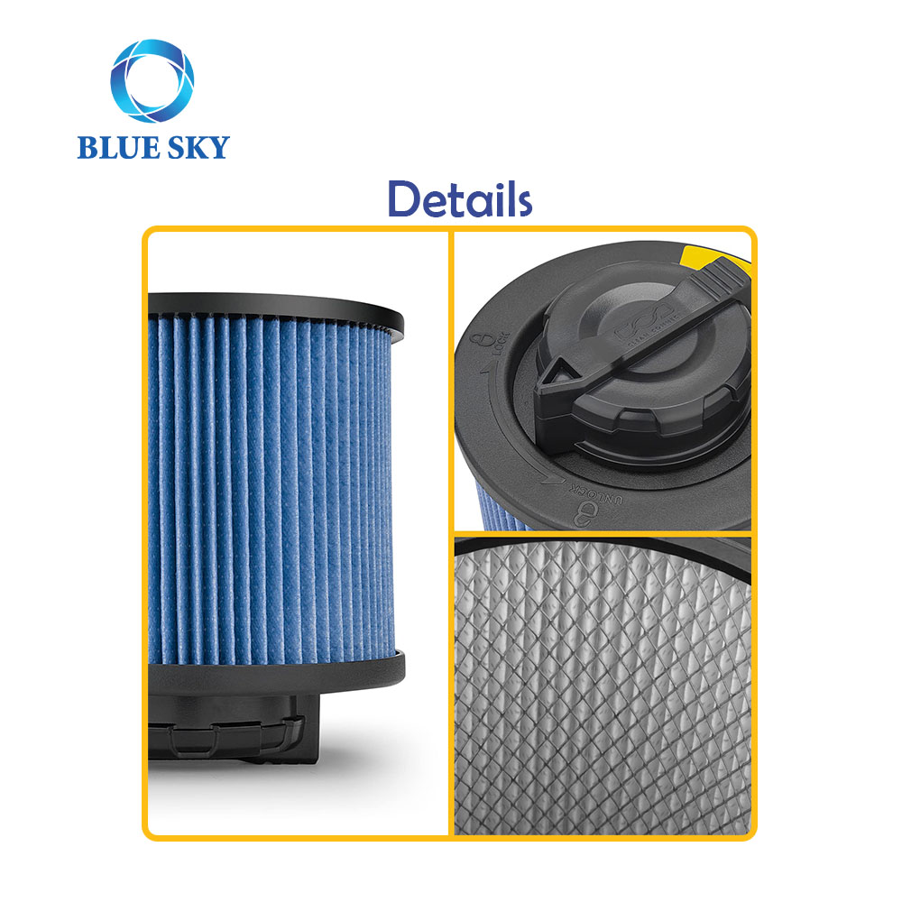 Filtro de cartucho DXVC4002 apto para aspiradoras en seco y húmedo DeWalt de 4-5 galones DXV04T DXV05P DXV05S DXV08S DXV06G Shop