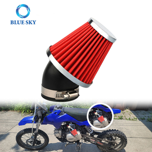 Filtro de aire para motocicleta de carreras de 48mm, filtro de entrada de aire para 125-250CC Honda Suzuki Yamaha ATV Dirt Bike 