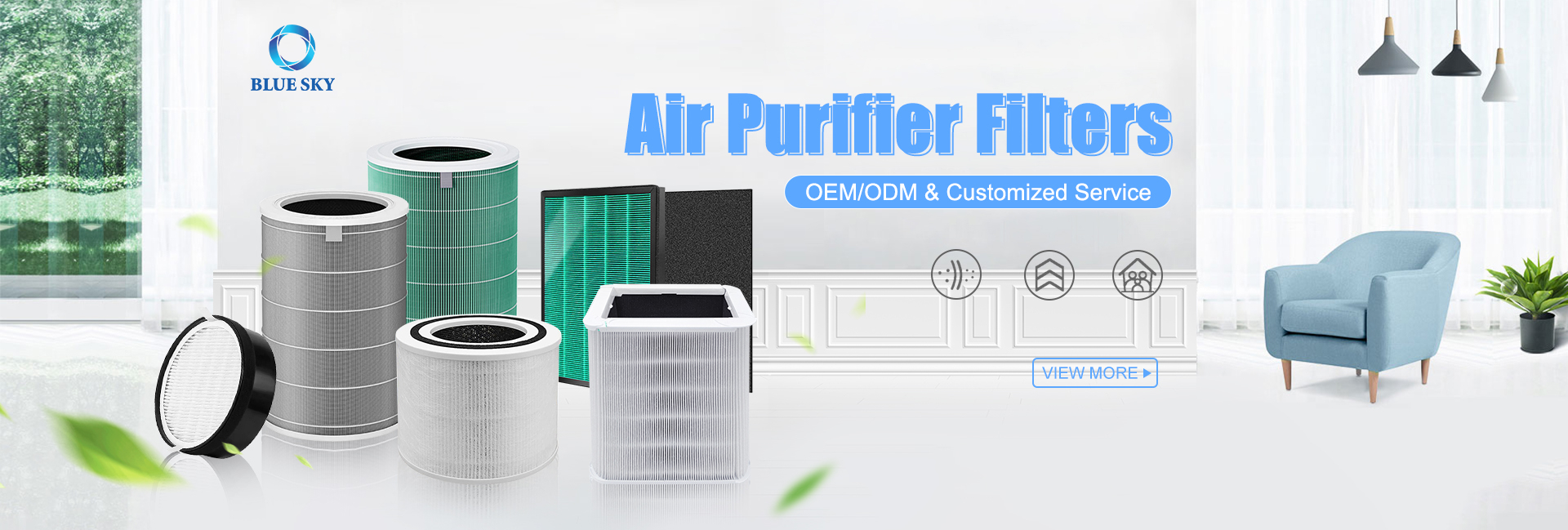 Filtros purificadores de aire