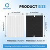 1712-0123-00 H13 Filtro de carbón activado HEPA verdadero Q apto para purificador de aire Winixs 5510 5520