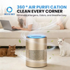 Purificador de aire UV-C para el hogar y la oficina - Limpiador de aire HEPA con función de esterilización