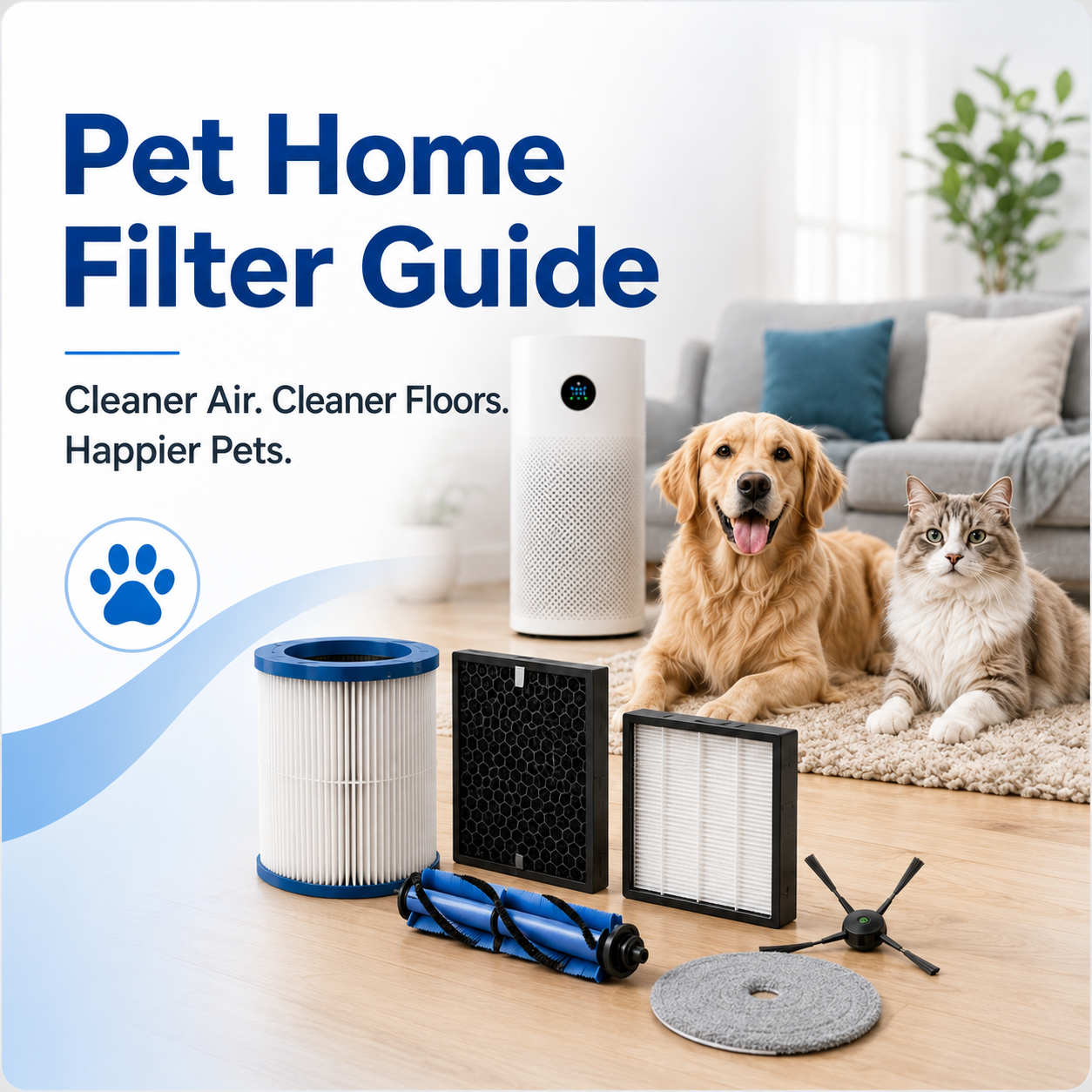 Los mejores tipos de filtros para hogares de mascotas: control de polvo, pelo, caspa y olores