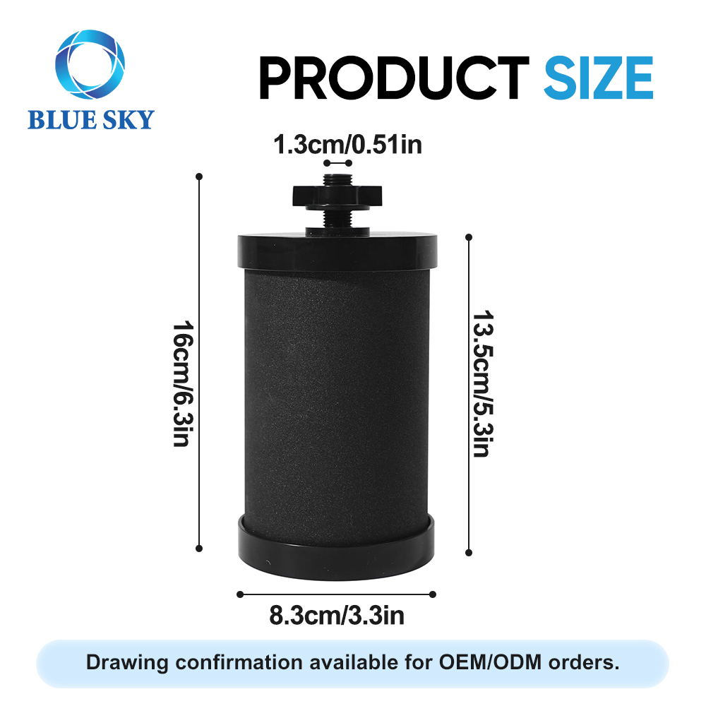 Reemplazo de filtro de agua de carbón activado 2387 Pro Compatible con el sistema de filtración de agua alimentado por gravedad Alexapures Pro