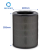Purificador de aire de carbón activado Bluesky 112180, filtro HEPA compatible con Winix N modelo NK100 NK105 y purificador de aire QS