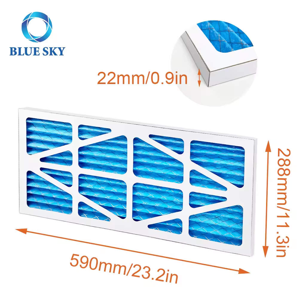 Filtro plisado HVAC Filtro de panel Merv8 Merv9 Merv10 Merv11 Merv12 Filtro de aire