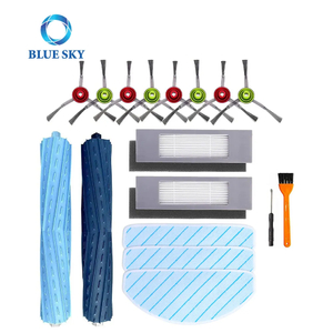 Cepillo principal/lateral y filtro Compatible con Robot aspirador para reemplazo Ecovacs T8/T8aivi/Dx93/Ddx96