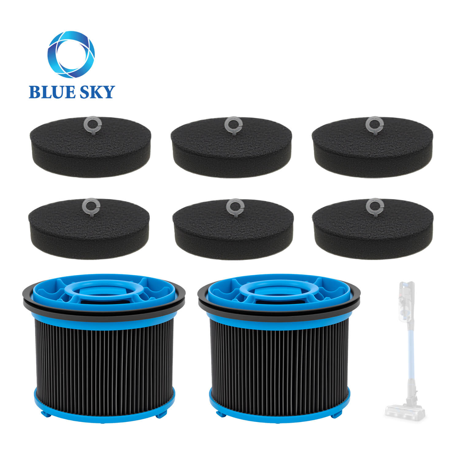 Filtro de repuesto HEPA y espuma de alta eficiencia para aspiradora PowerClean FurGuard 280W - Suministro directo de fábrica