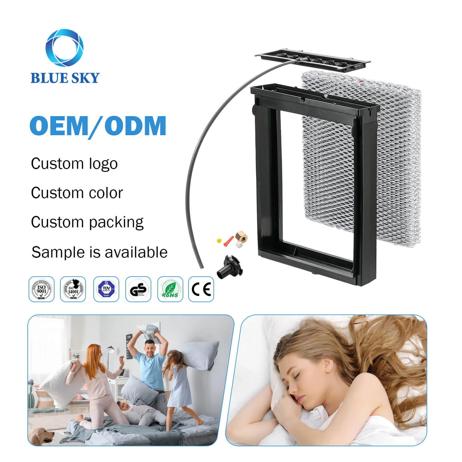 4839 Reemplazo del kit de mantenimiento del humidificador para Aprilaire 600 600A 600M - Proveedor OEM del panel de agua del humidificador para toda la casa