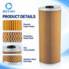 Filtro de corte de alambre EDM de 5 micrones 150 × 33 × 350 mm