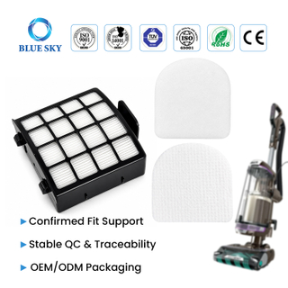 Kit de filtros de repuesto de fieltro y espuma HEPA H12 compatible con Sharks PowerDetect AZ3900UK AZ3900UKT AZ3900UKTBK