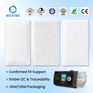 Filtros de aire hipoalergénicos para máquina CPAP compatibles con ResMeds Air10 y S9