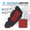 Filtro de aire reutilizable de alto flujo para motocicleta A417 para Yamahas RSZ 100cc limpiador para admisión reemplazo personalizado disponible