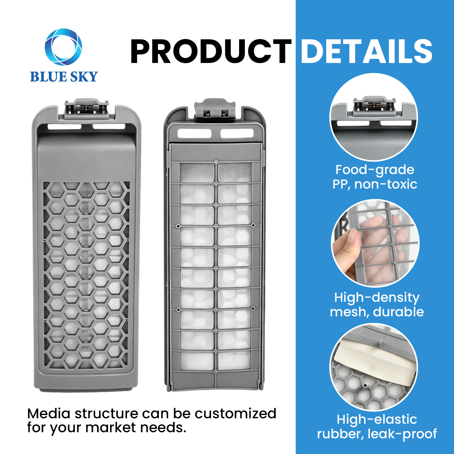 Caja de filtro de pelusa para lavadora, malla de repuesto apta para Sam sungs DC62-00018A DC97-16513A personalizada disponible