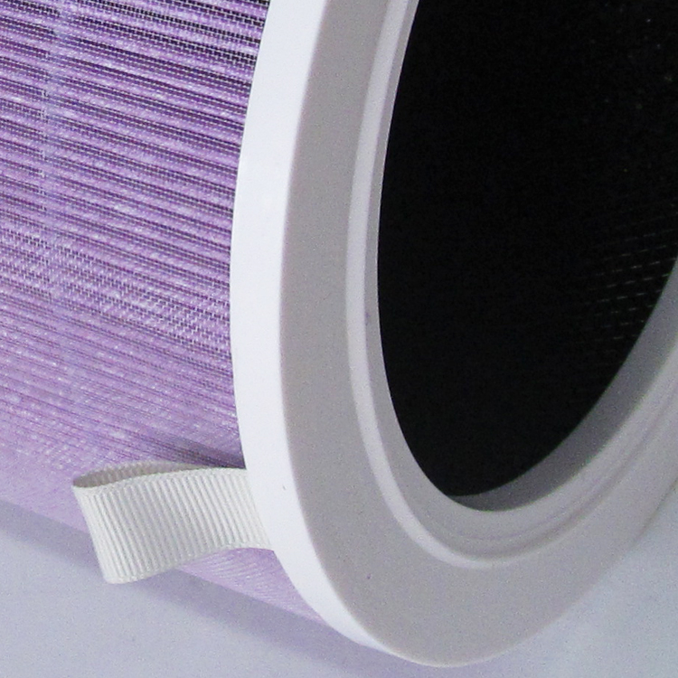 Filtro HEPA de cartucho morado con reemplazo de carbón activado para purificador de aire Xiaomi 2S 2 Pro