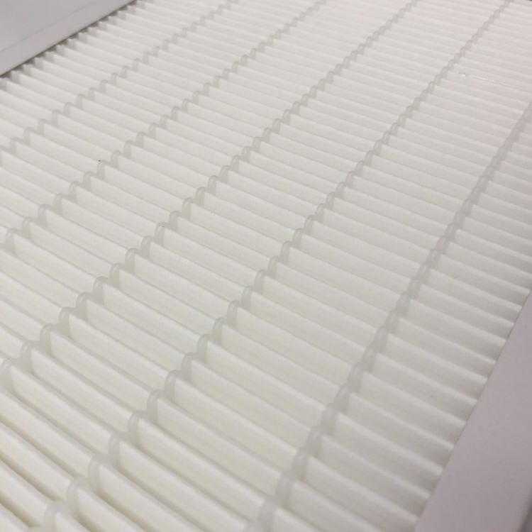Piezas de recambio plisadas marco modificado para requisitos particulares del filtro del purificador H13 HEPA del aire del panel del papel