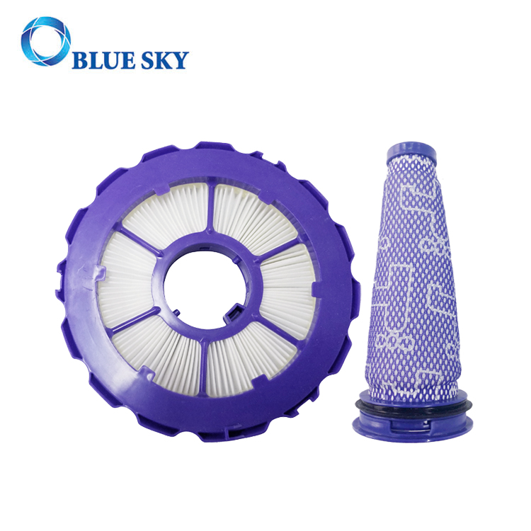 Prefiltro de motor de poste lavable morado para aspiradora Dyson DC50