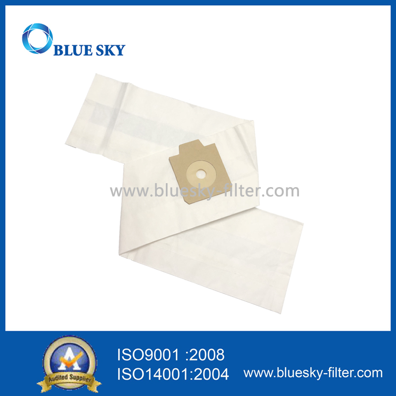 Bolsa de filtro de polvo de papel blanco para aspiradoras Euroclean Uz930 Nilfisk Gd930 Parte # 140701504