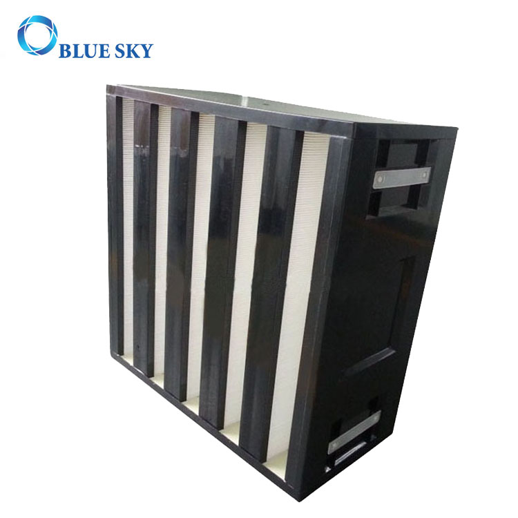  Filtros de aire HEPA H14 de 610x610x292 mm para sistema HVAC de caja rígida