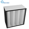 585X585X292mm Caja HVAC 99.995% H14 Filtros de aire HEPA