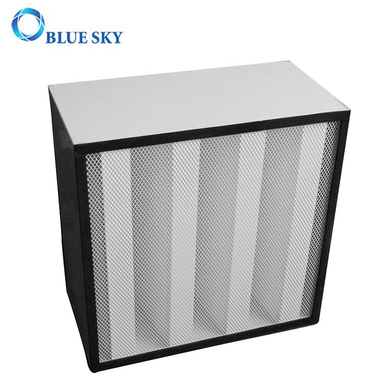 585X585X292mm Caja HVAC 99.995% H14 Filtros de aire HEPA