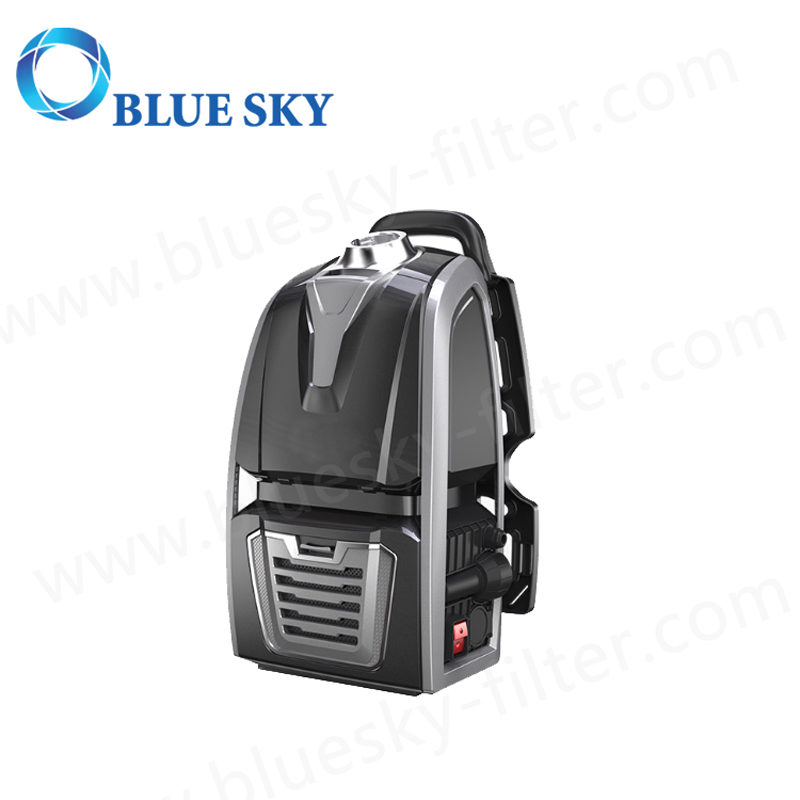 Aspirador de mochila JB61 con filtro HEPA de gran potencia en bolsa con capacidad de 5 tanques de polvo personalizados con función de soplado 