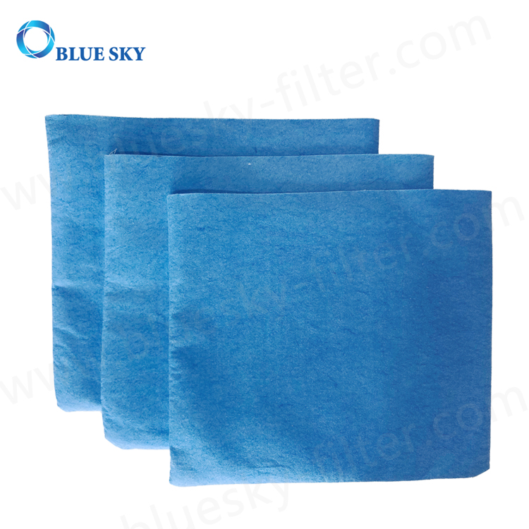 Bolsas de filtro de polvo seco de tela azul reutilizables para aspiradoras Stanley 25-1217 de 1-5 galones húmedo/seco