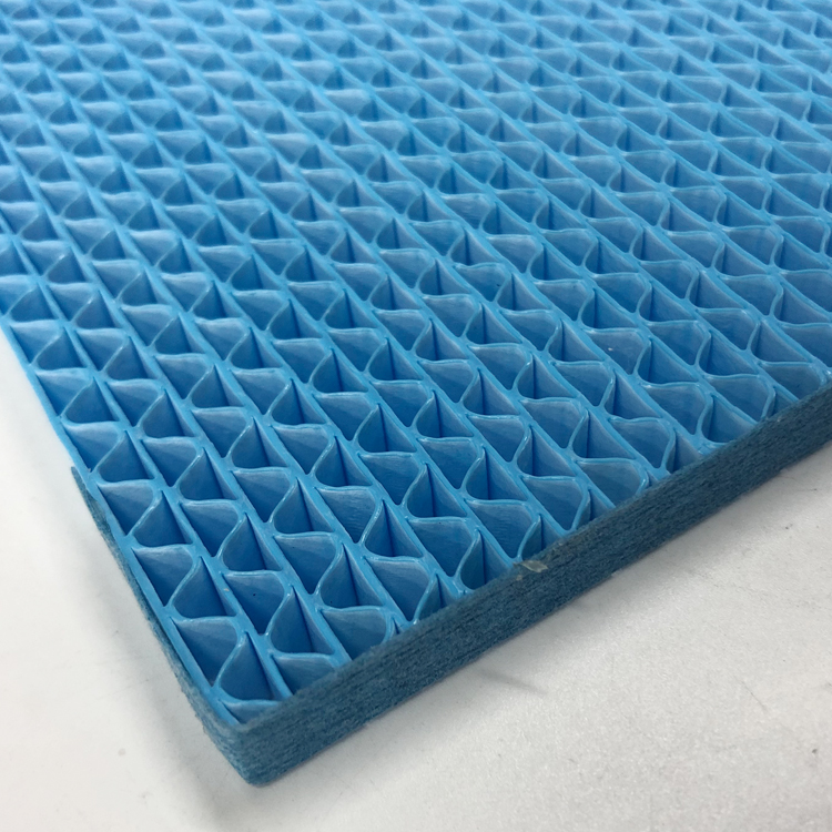 Filtros de mecha de humidificador de reemplazo de panel de 380x280x10 mm de apertura azul personalizada de 5 mm