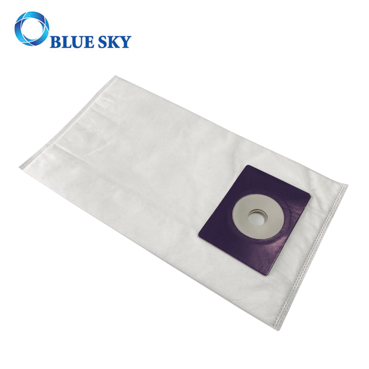 Bolsa de filtro HEPA de polvo no tejida blanca personalizada al por mayor para aspiradora